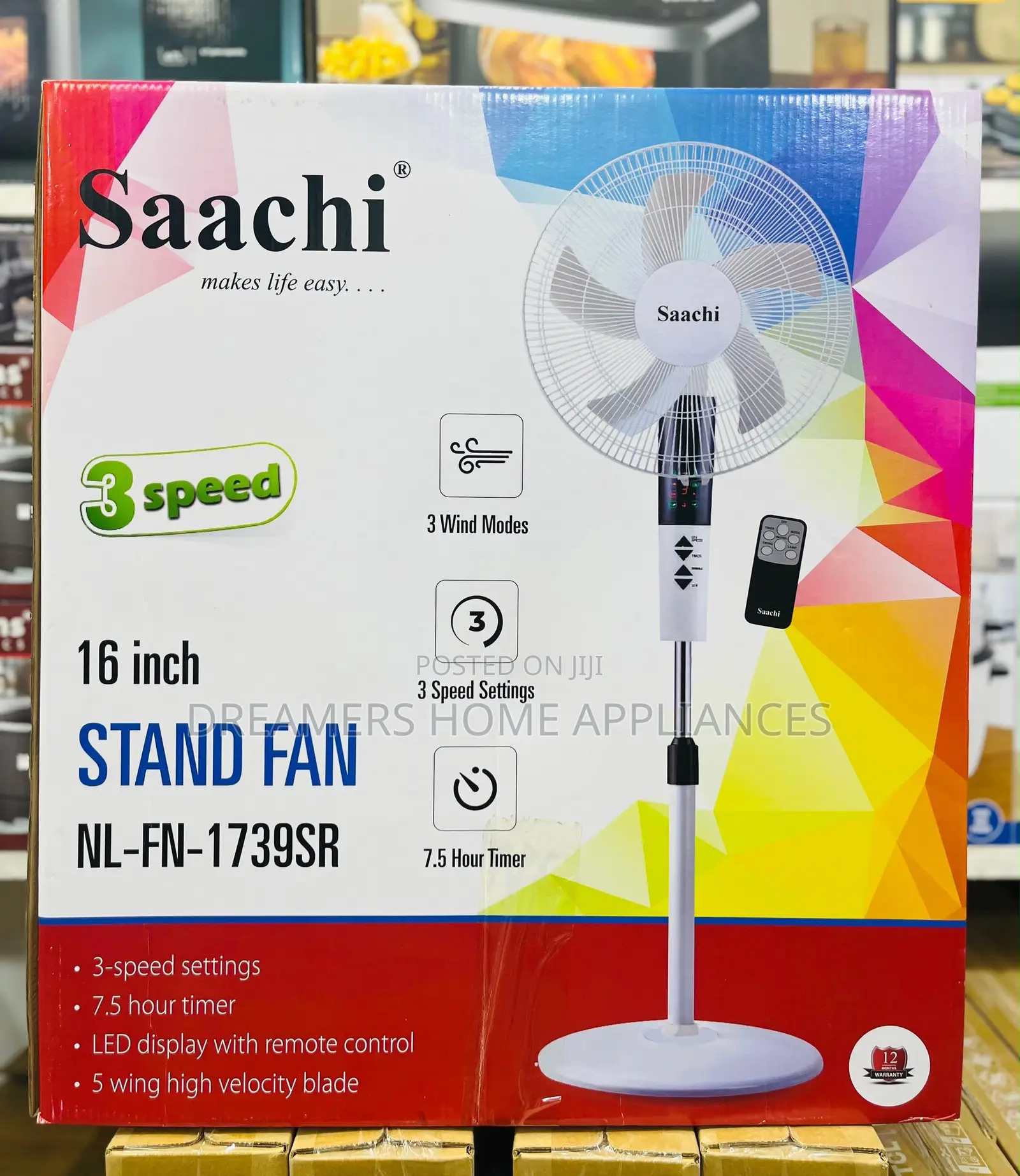 Saachi Standing Fan