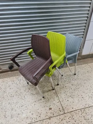3pcs Steel Legs Matted Plastic Dining Chairs Plastic Chairs
