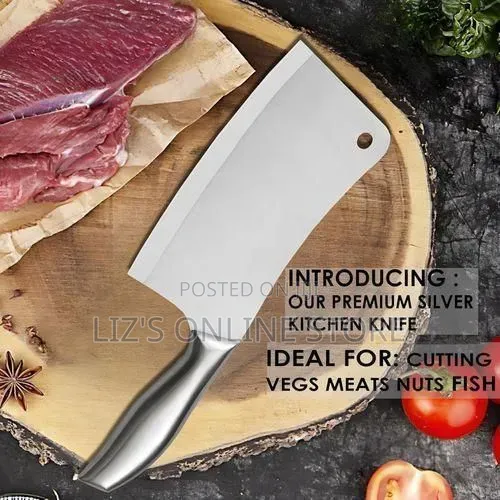 Cleaver Knife Stainless Steel Premium Meat and Vegetable Knife