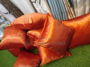 Orange Cushioned With Pillows