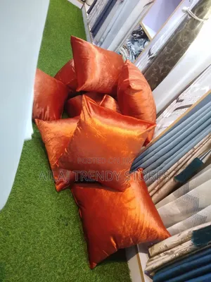 Orange Cushioned With Pillows