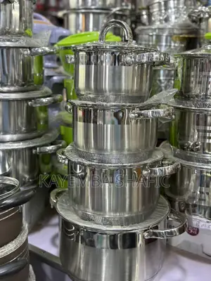 Premium Kaisa Villa 8-Piece Stainless Steel Cookware Set