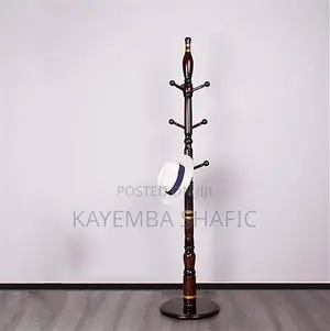 Premium Freestanding Wooden Coat Rack Stand (White