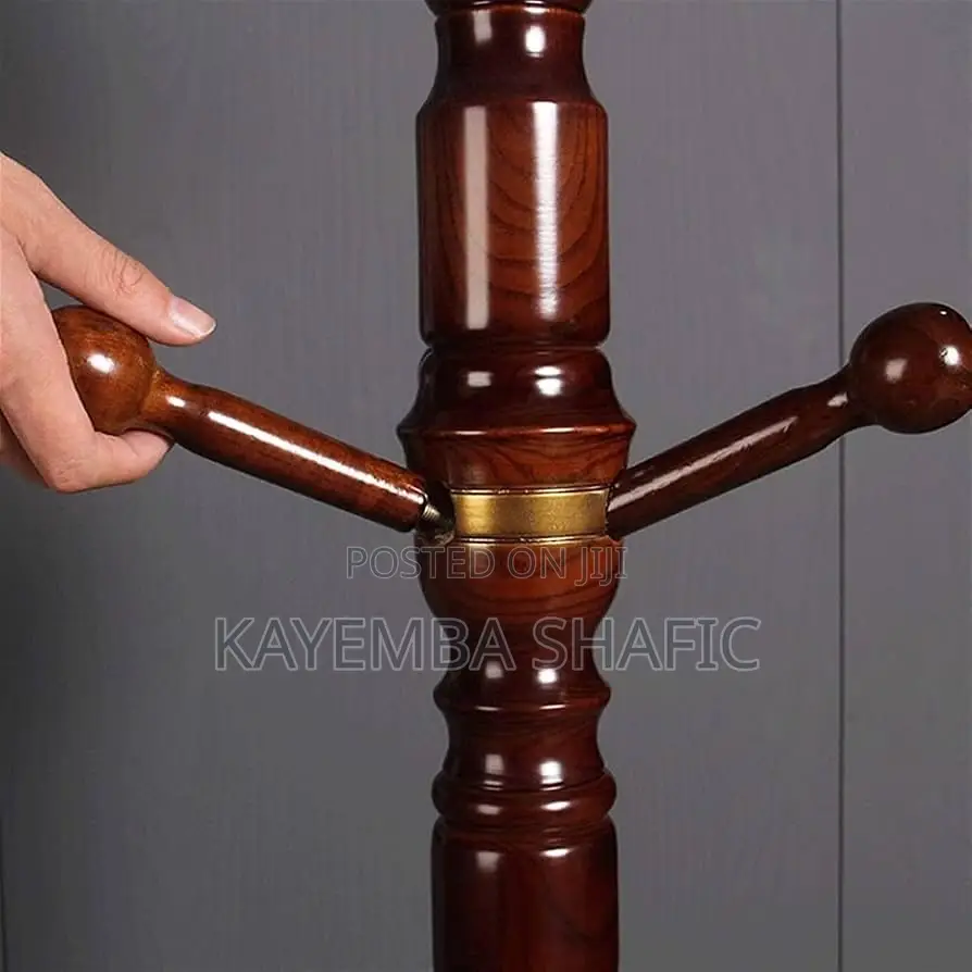 Premium Freestanding Wooden Coat Rack Stand (White