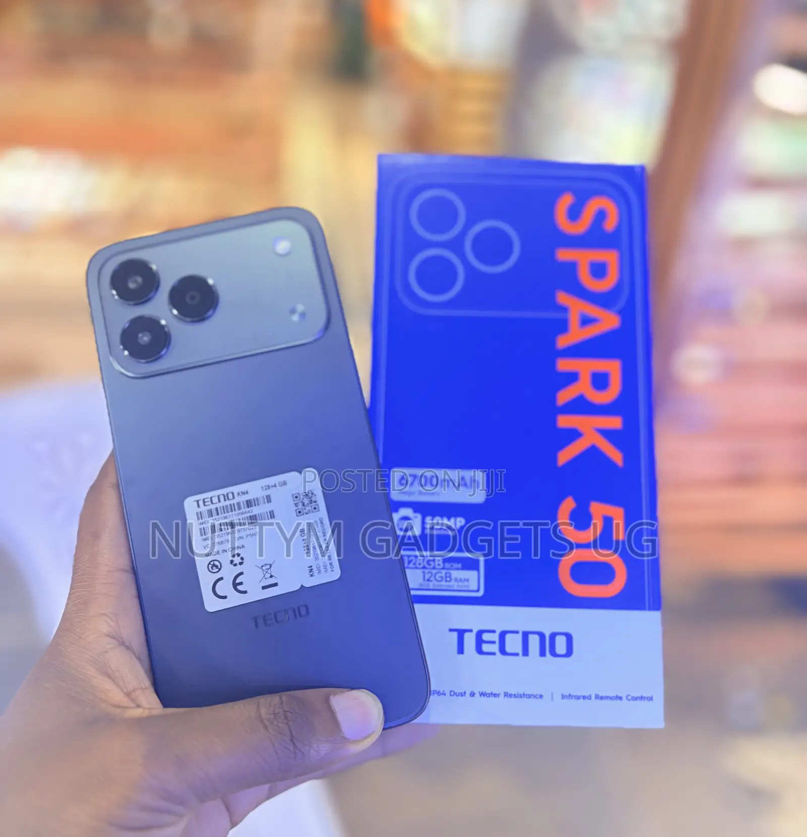 New Tecno Spark 50 128 GB Gray