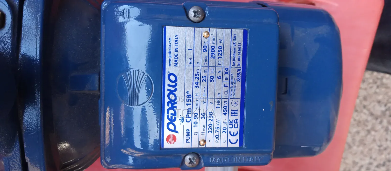 Pedrollo Surface Water Pump 1hp