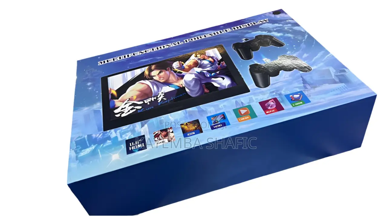 V8 Multifunctional Portable Monitor Retro Gaming Console Set