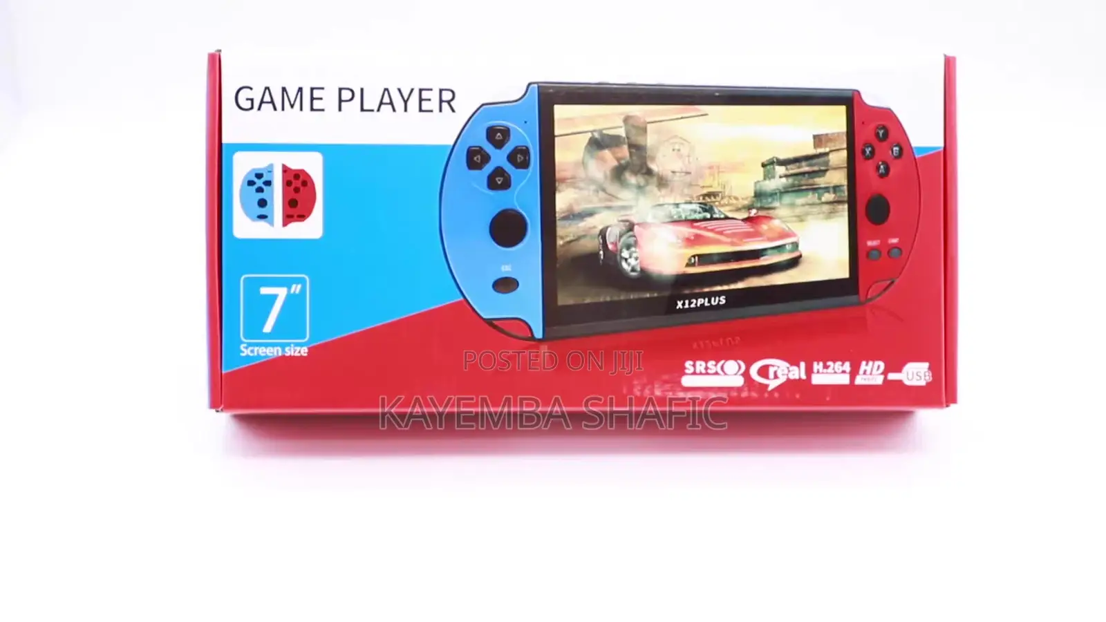 Brand New X12 Plus 7-Inch Handheld Retro Game Console (16gb)
