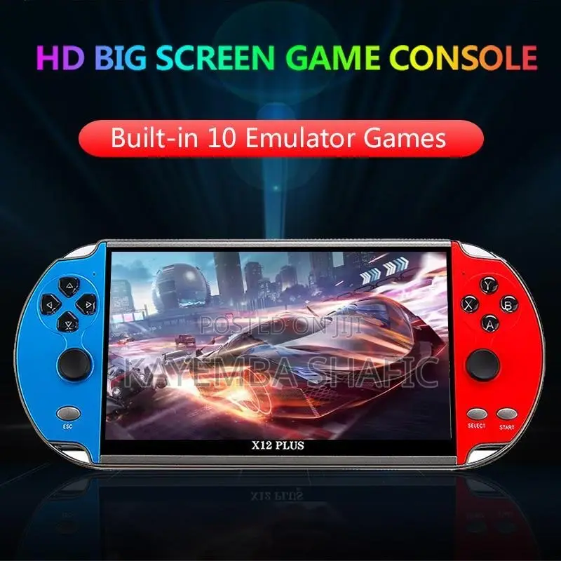 Brand New X12 Plus 7-Inch Handheld Retro Game Console (16gb)