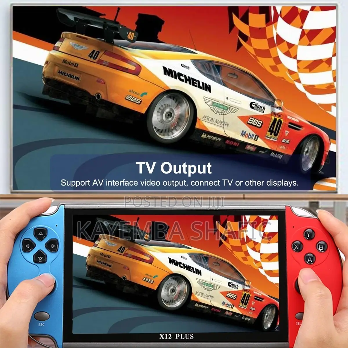 Brand New X12 Plus 7-Inch Handheld Retro Game Console (16gb)