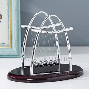 Sail-Shaped Newton's Cradle Pendulum Balance Balls Desk Decor