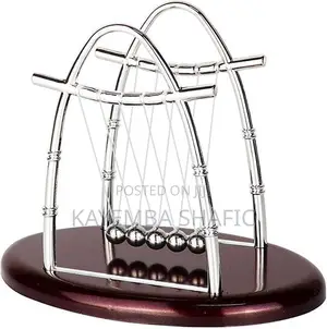 Sail-Shaped Newton's Cradle Pendulum Balance Balls Desk Decor