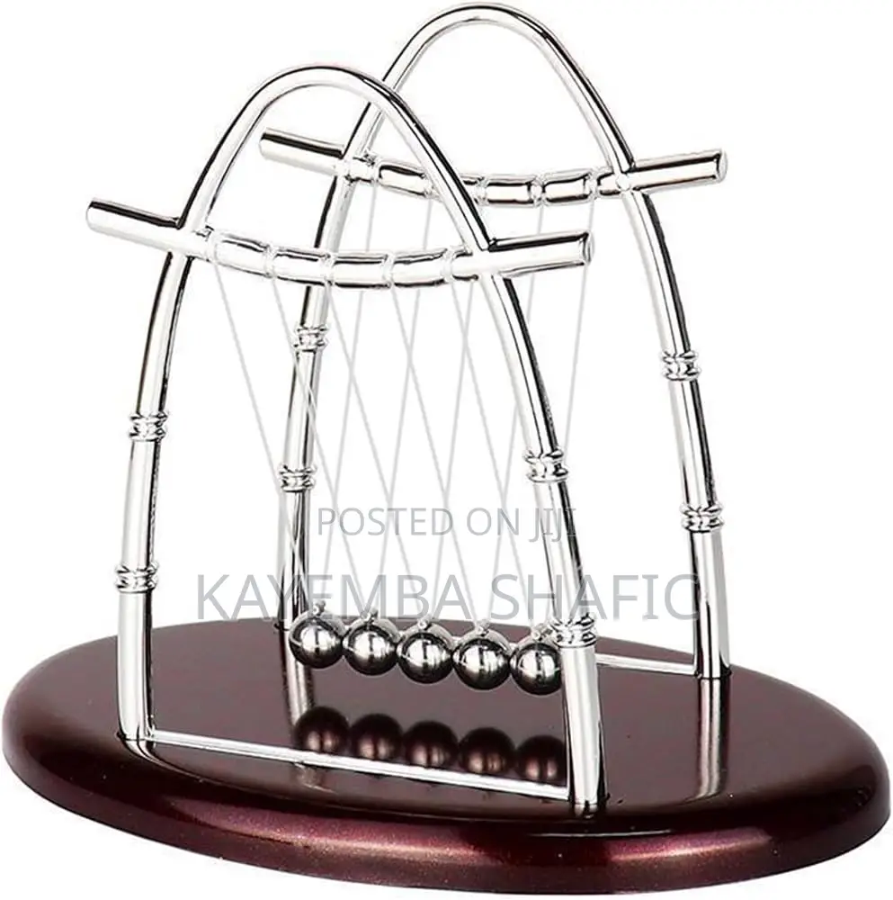 Sail-Shaped Newton's Cradle Pendulum Balance Balls Desk Decor