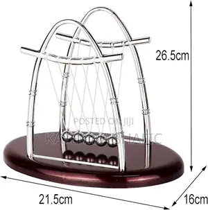 Sail-Shaped Newton's Cradle Pendulum Balance Balls Desk Decor