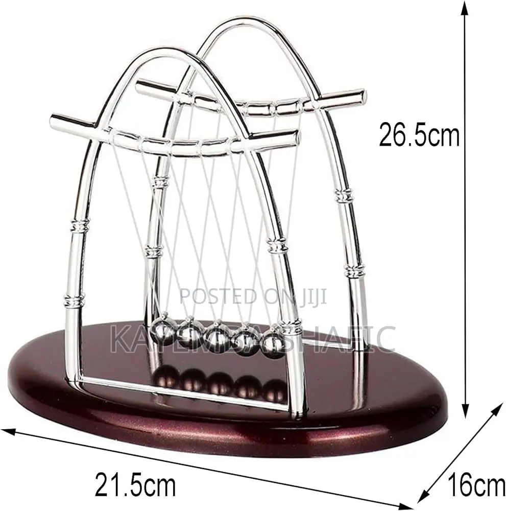 Sail-Shaped Newton's Cradle Pendulum Balance Balls Desk Decor