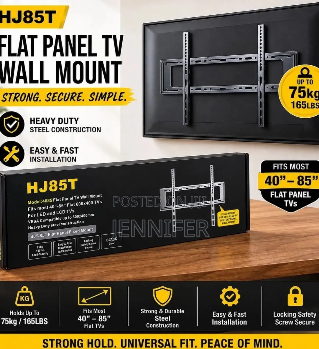 Rf-66t Tilted Wall Mounted Tv Stand 40" to 85"