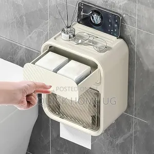 Toilet Paper Holder, Wallmounted Toilet Tissue Holder