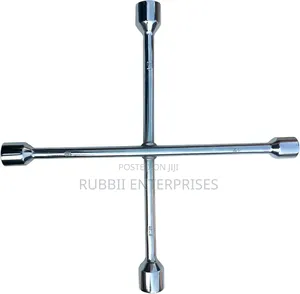 4-Way Cross Lug Wrench / Cross Wrench(17, 19, 21, 23mm)