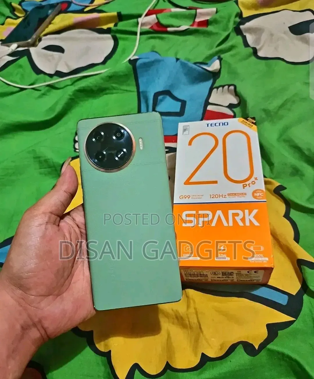 New Tecno Spark 20 Pro Plus 256 GB Green