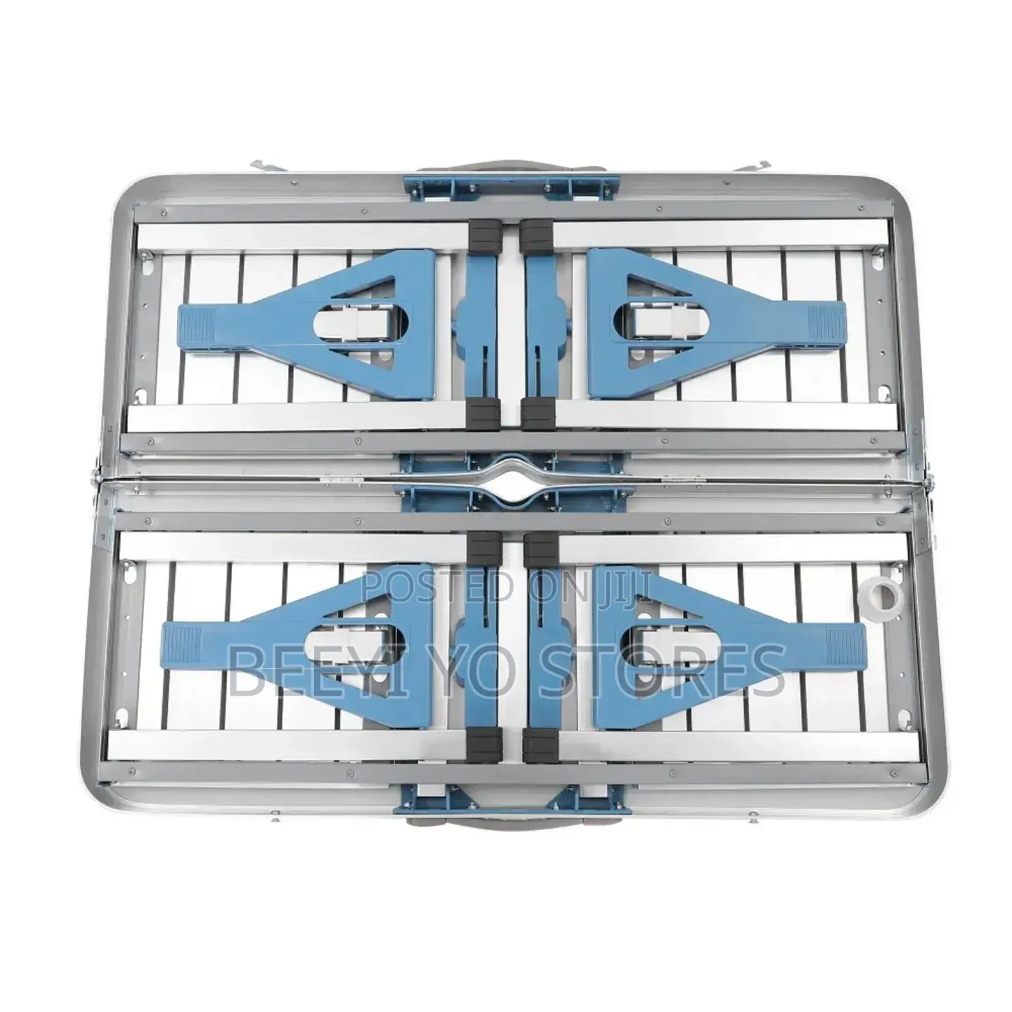 Foldable Aluminum Picnic Table With Integrated Seats