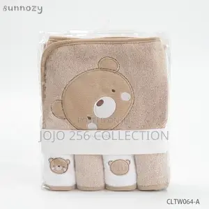 Hooded Towel and Washcloths