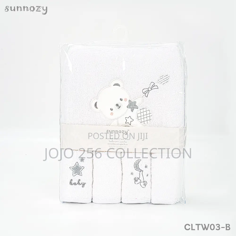 Hooded Towel and Washcloths