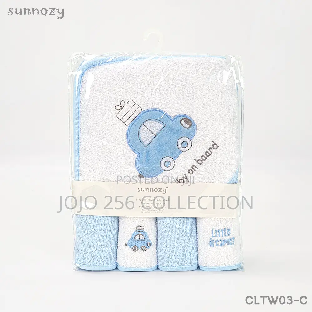Hooded Towel and Washcloths