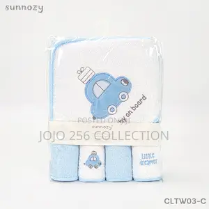 Hooded Towel and Washcloths