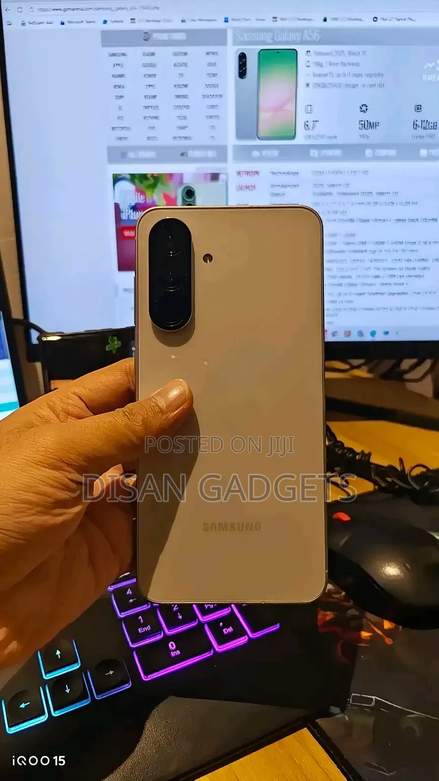 New Samsung Galaxy A56 256 GB Gray