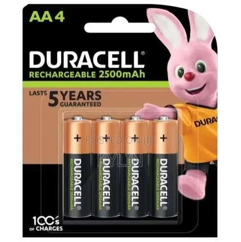 Duracell Aa Rechargeable Batteries 4pack 2500mah