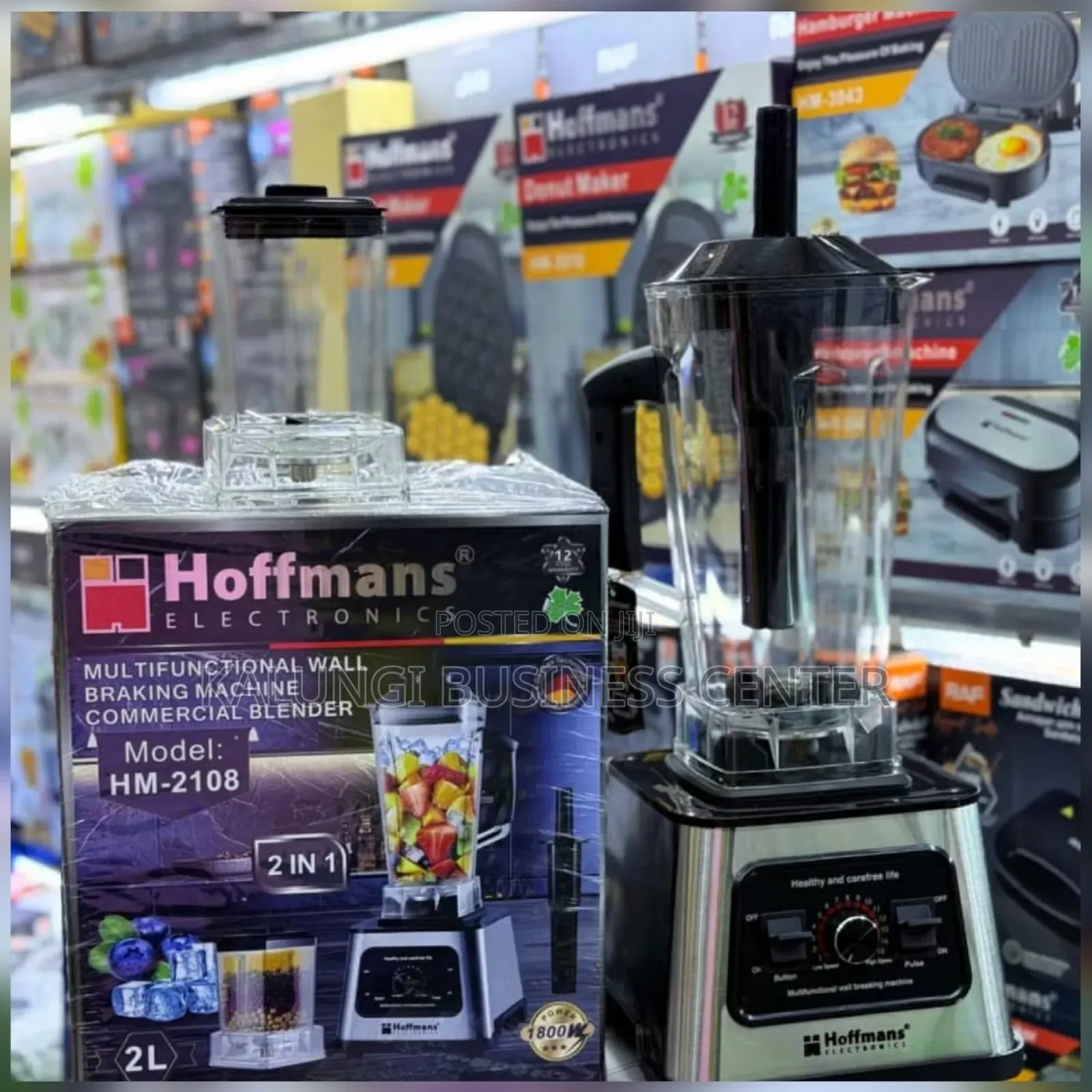 2l Commercial Blender Hoffman 2in1 Commercial Blender