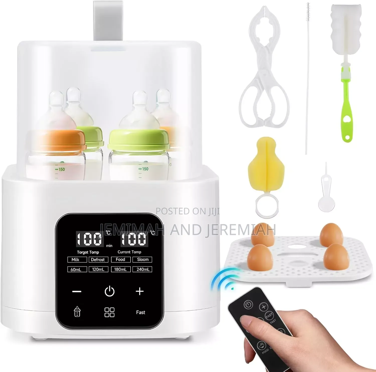 Dual Bottle Warmer/Steamer And Sterilizer