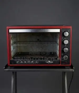 Master 35l Electric Oven – Red Black Model