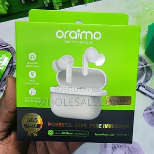 Brand New Oraimo Spacebuds Lite Otw-324 - Deep Bass, 40hr Battery