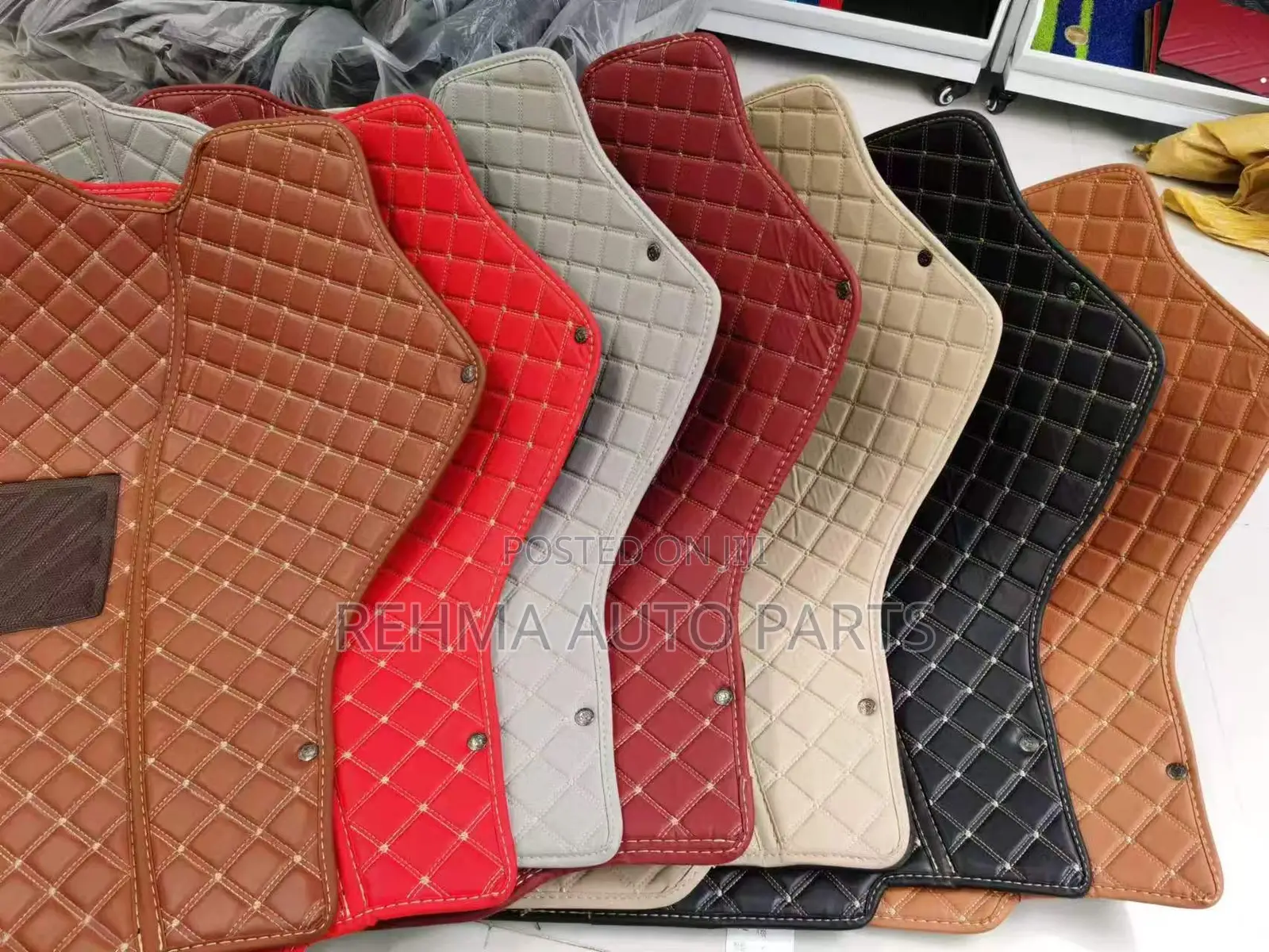 7d Universal Car Leather Carpets
