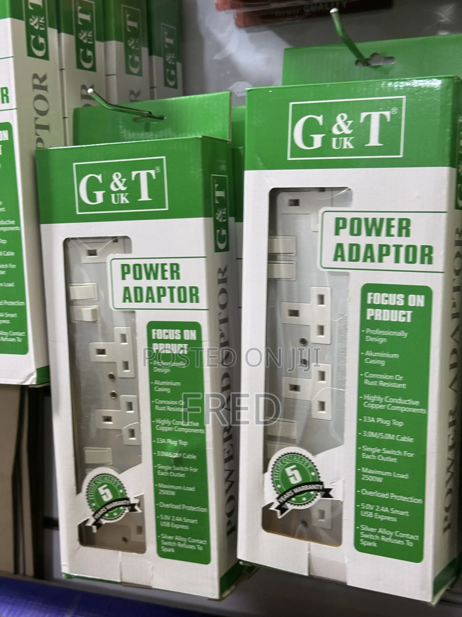 G T Uk Power Adaptor Extension Socket