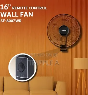 16 Inches Sonashi Wall Fan With Remote Now