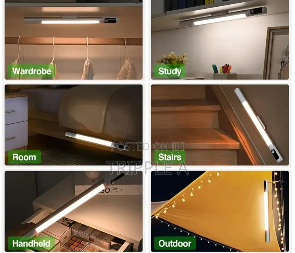 Motion Sensor Rechargeable Cabinet Light Bar