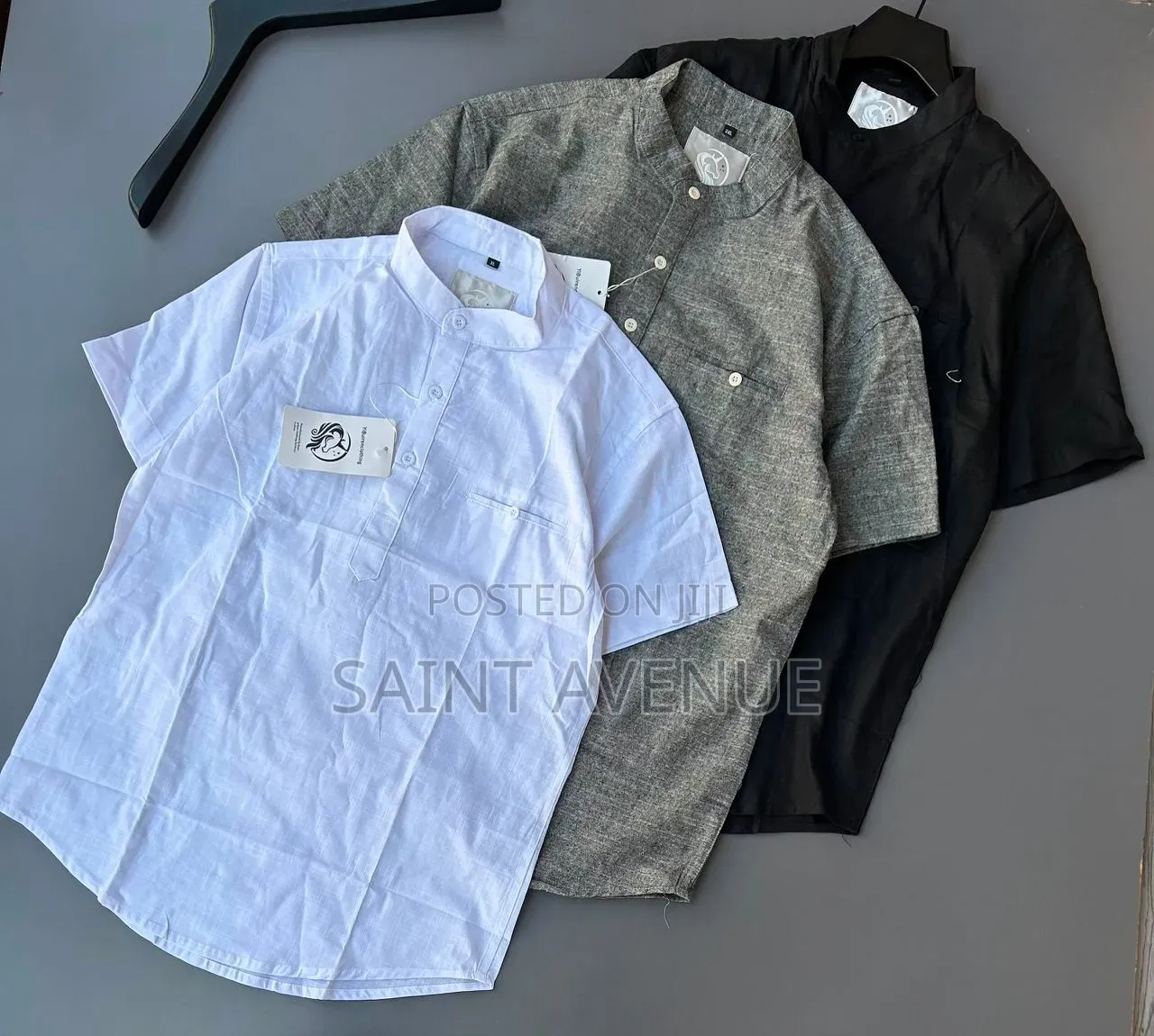 Premium Men's Short-Sleeve Linen Shirts