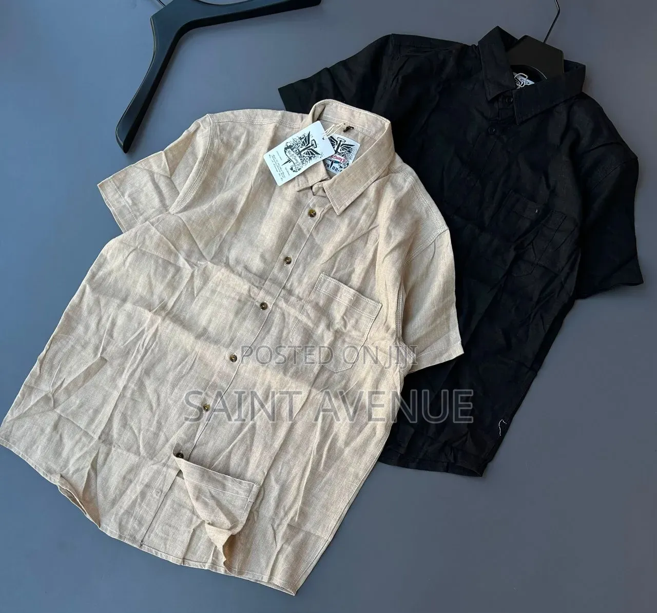 Premium Men's Short-Sleeve Linen Shirts