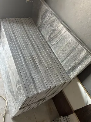 Wavy Grey Staircase Slabs