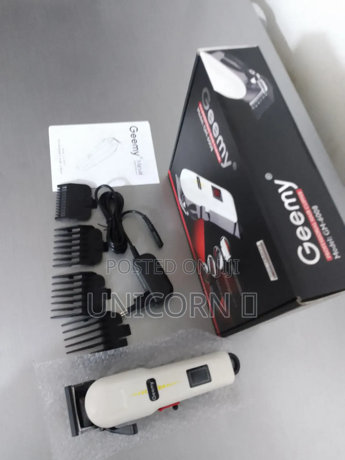 Geemy Professional Hair Clipper – Precision Cordless Grooming Machine