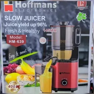 Slow Juicer. Hoffman Slow Juicer
