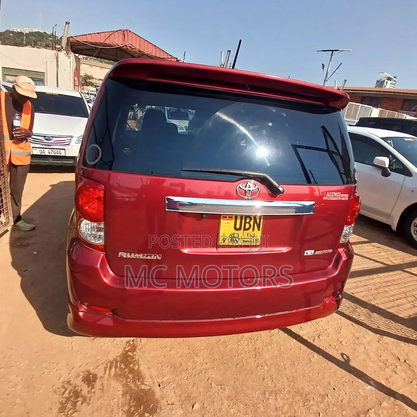 Toyota Corolla Rumion 2010 Maroon