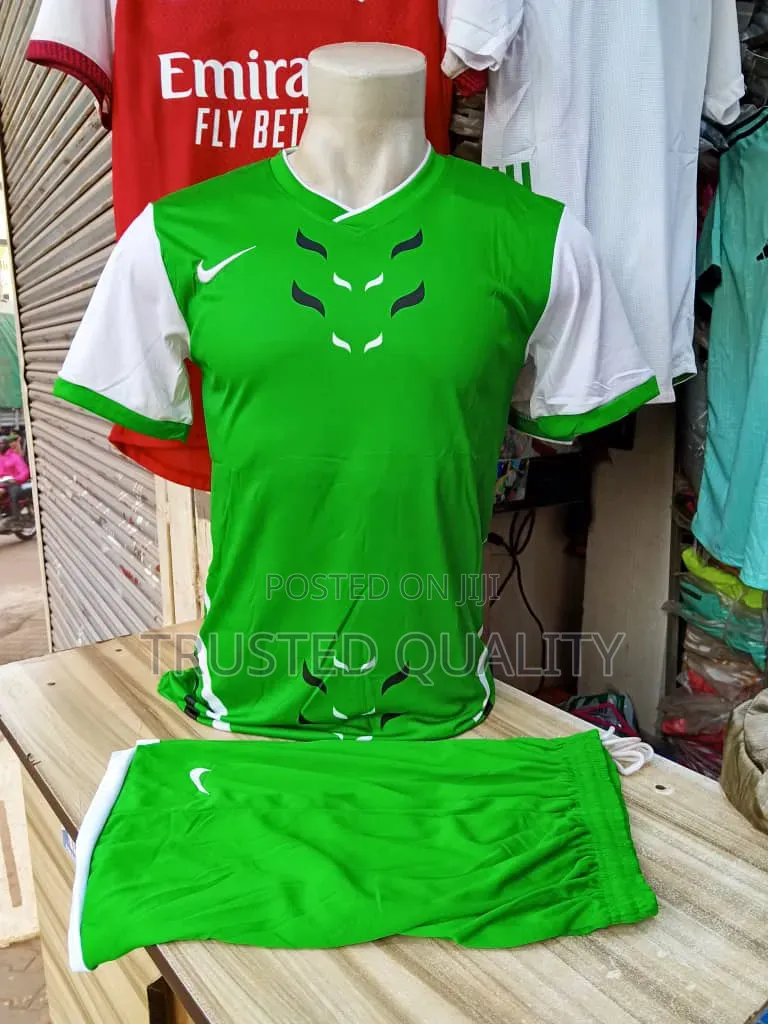 Green Nike Soccer Jersey