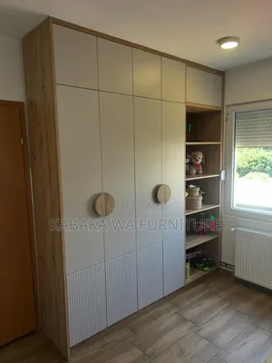 Henlo – /Oak Wardrobe/Brown Pink /Single Door /Kids Wardrobe