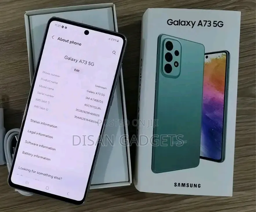 New Samsung Galaxy A73 5G 256 GB Green