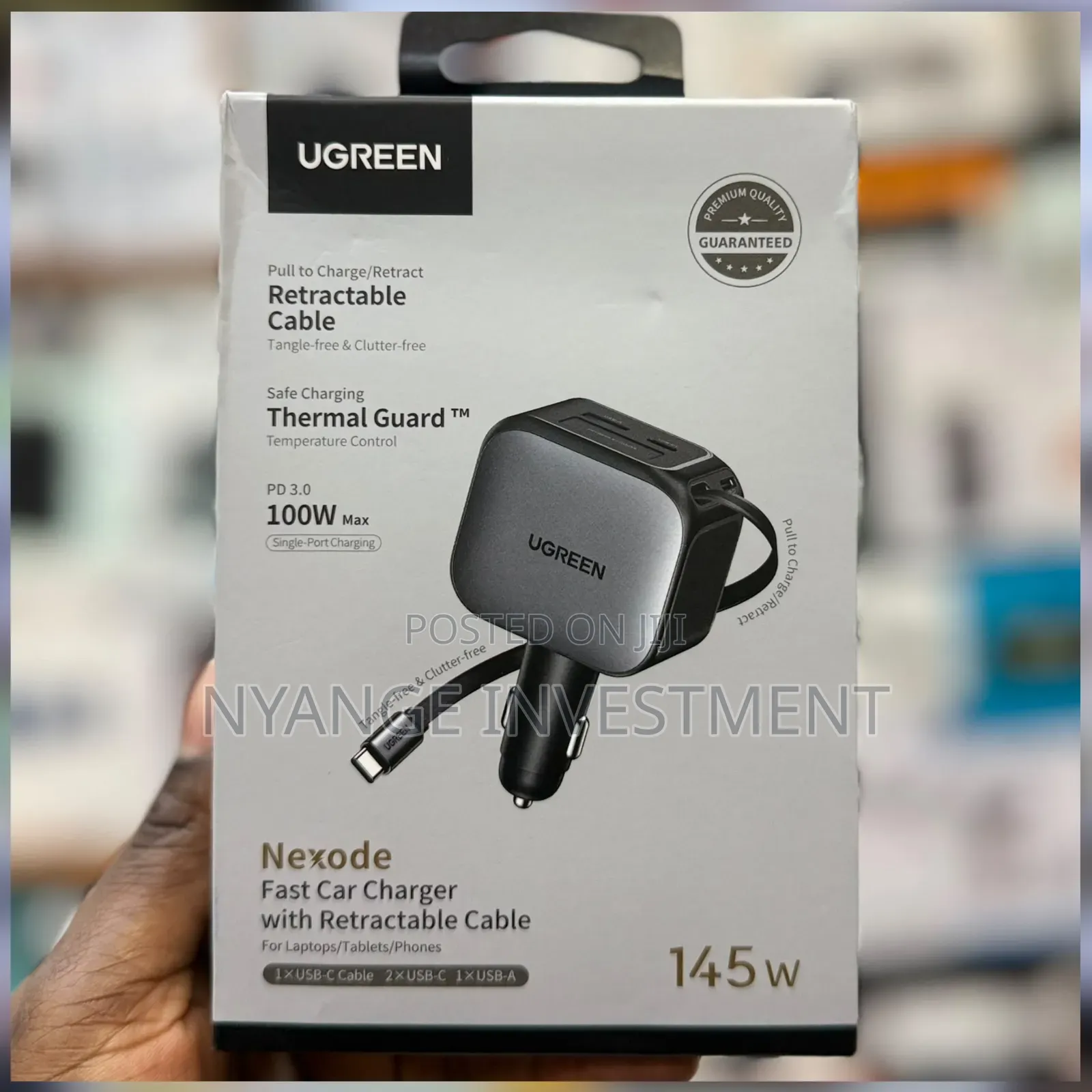 Ugreen Nexode 145w Fast Car Charger
