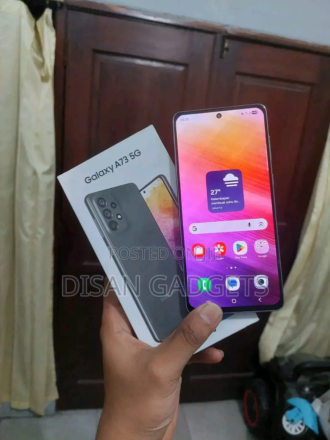 New Samsung Galaxy A73 5G 256 GB Black