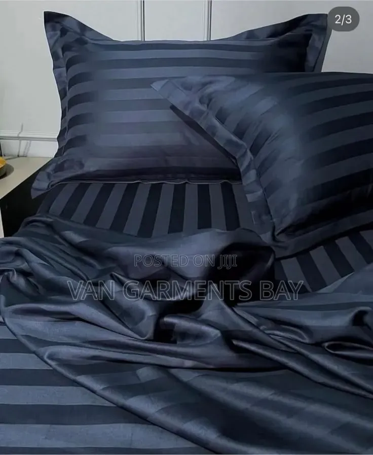 Plain Stripped Duvet Cover Sets